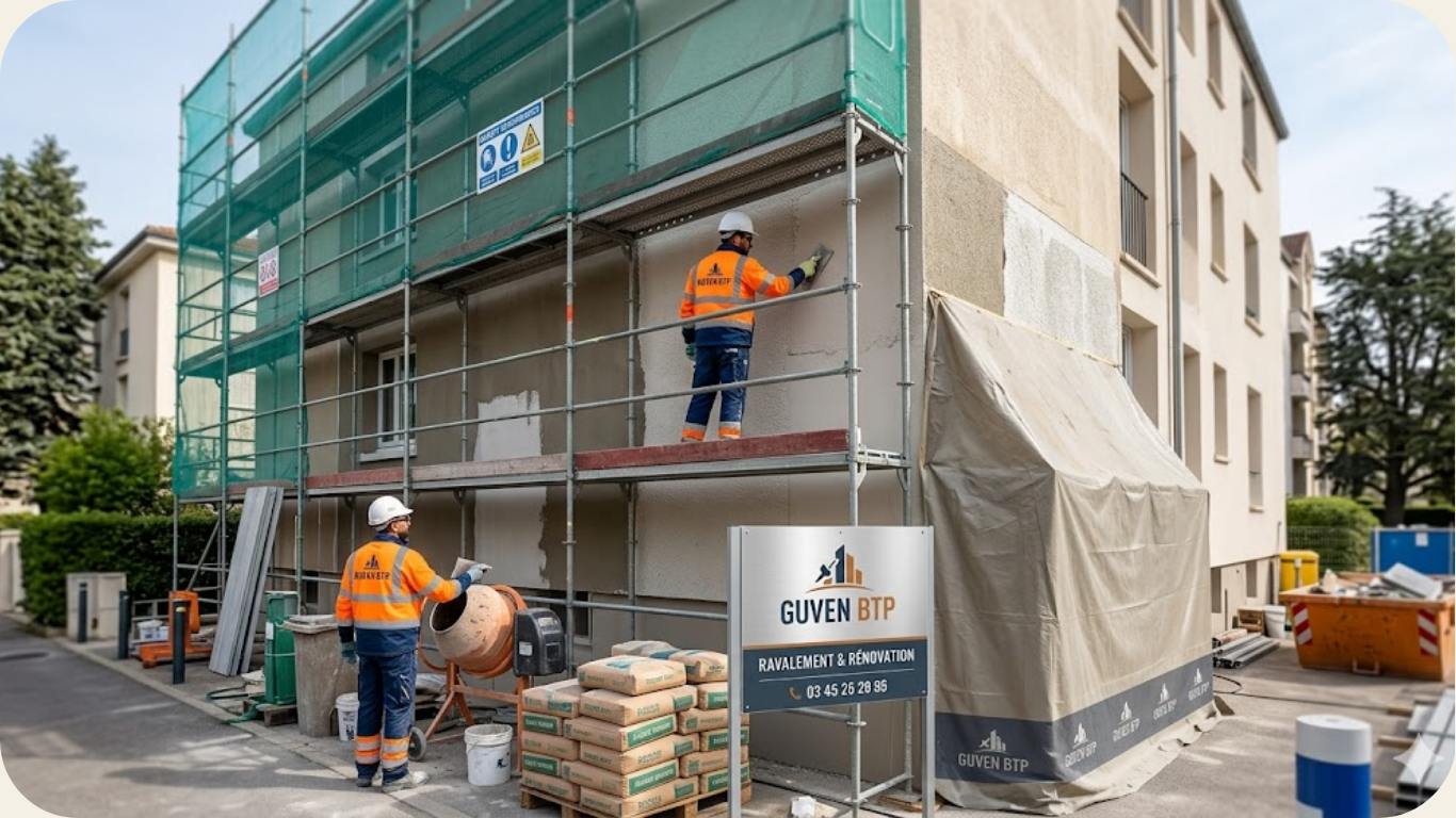 Ravalement de façades — CARRÉ BAT